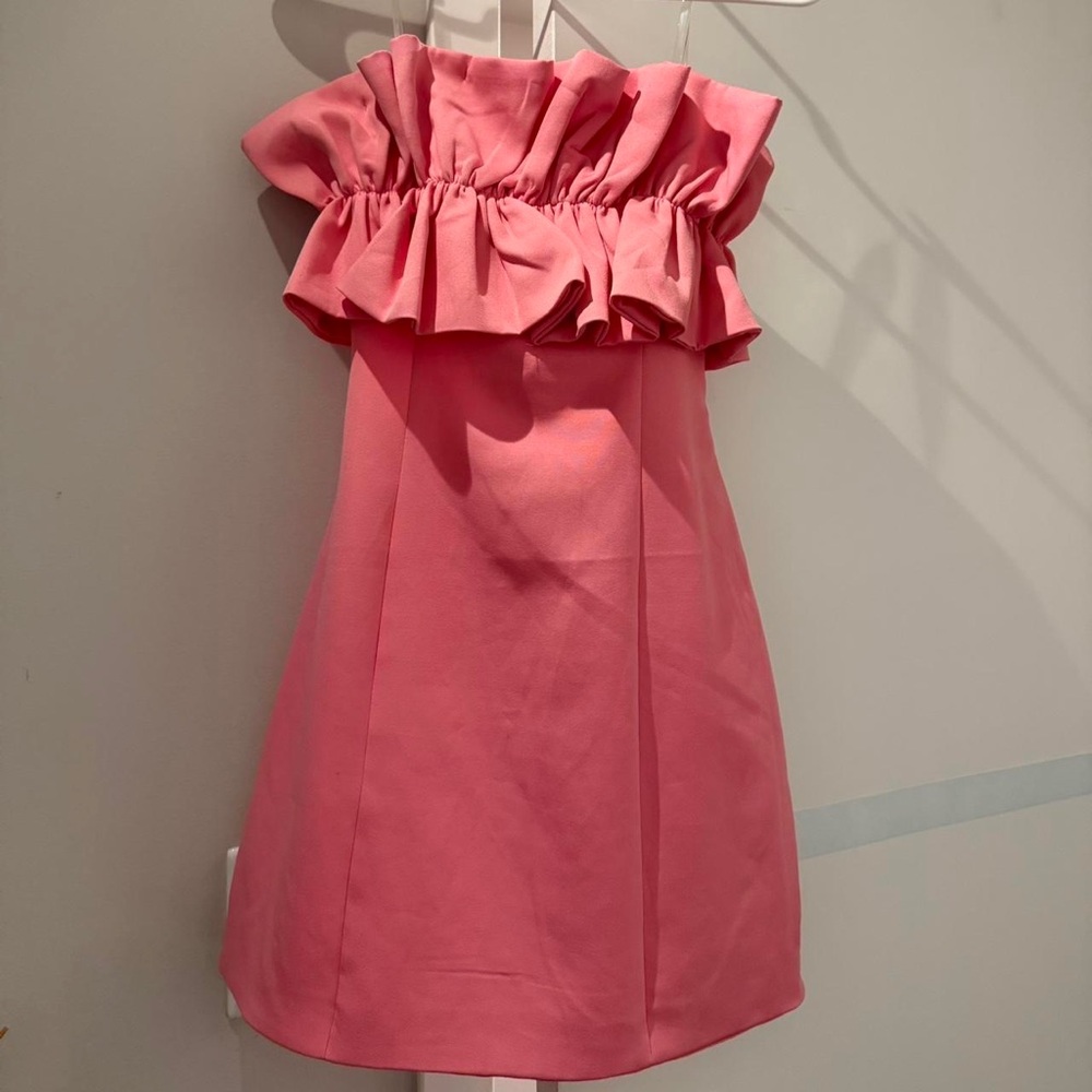 Pink Strapless Dress